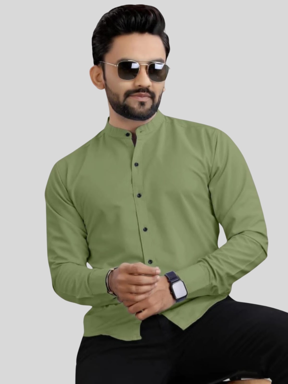 Men Slim Fit Casual Shirt